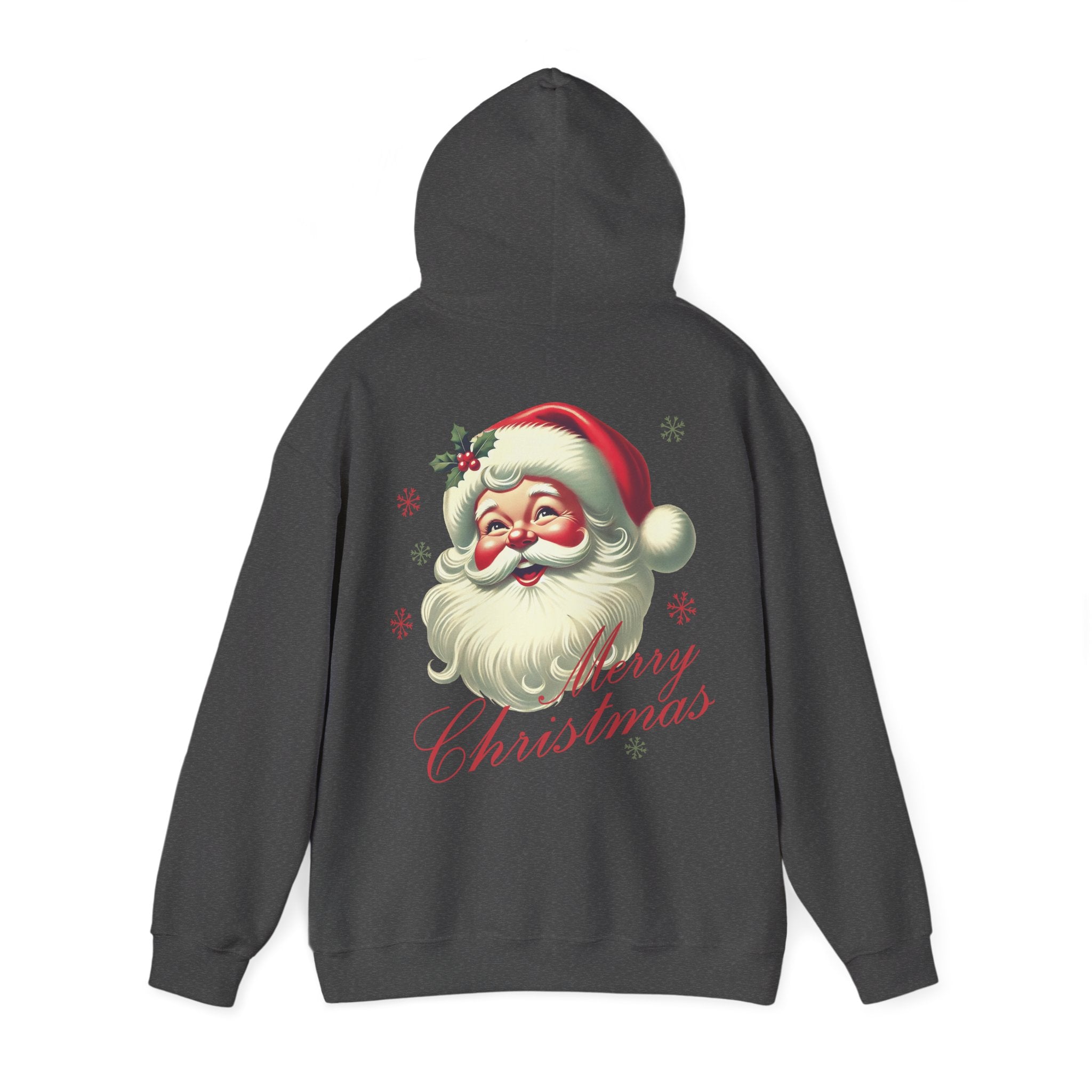 Jouluinen huppari isolla selkäprintillä