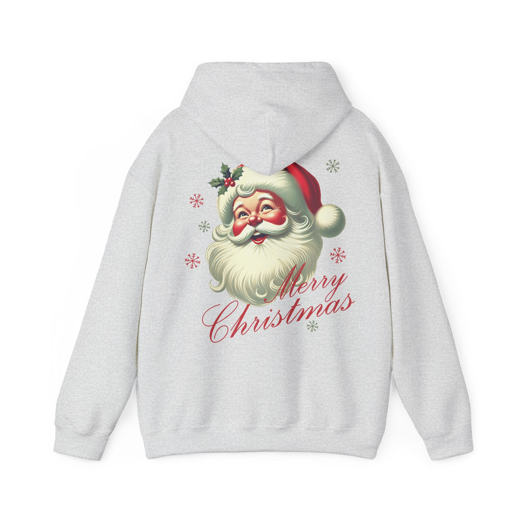 Jouluinen huppari isolla selkäprintillä