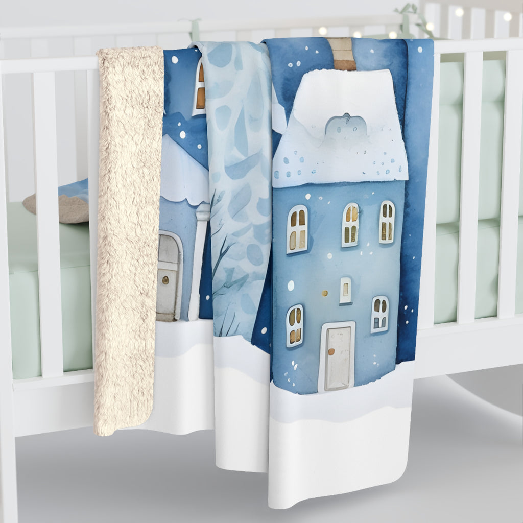 Hyvää Joulua Mummille – Sherpa-fleecepeitto