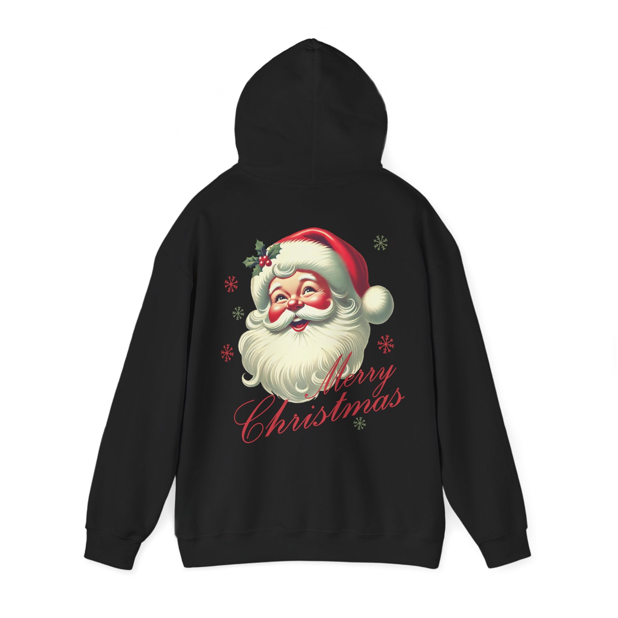 Jouluinen huppari isolla selkäprintillä