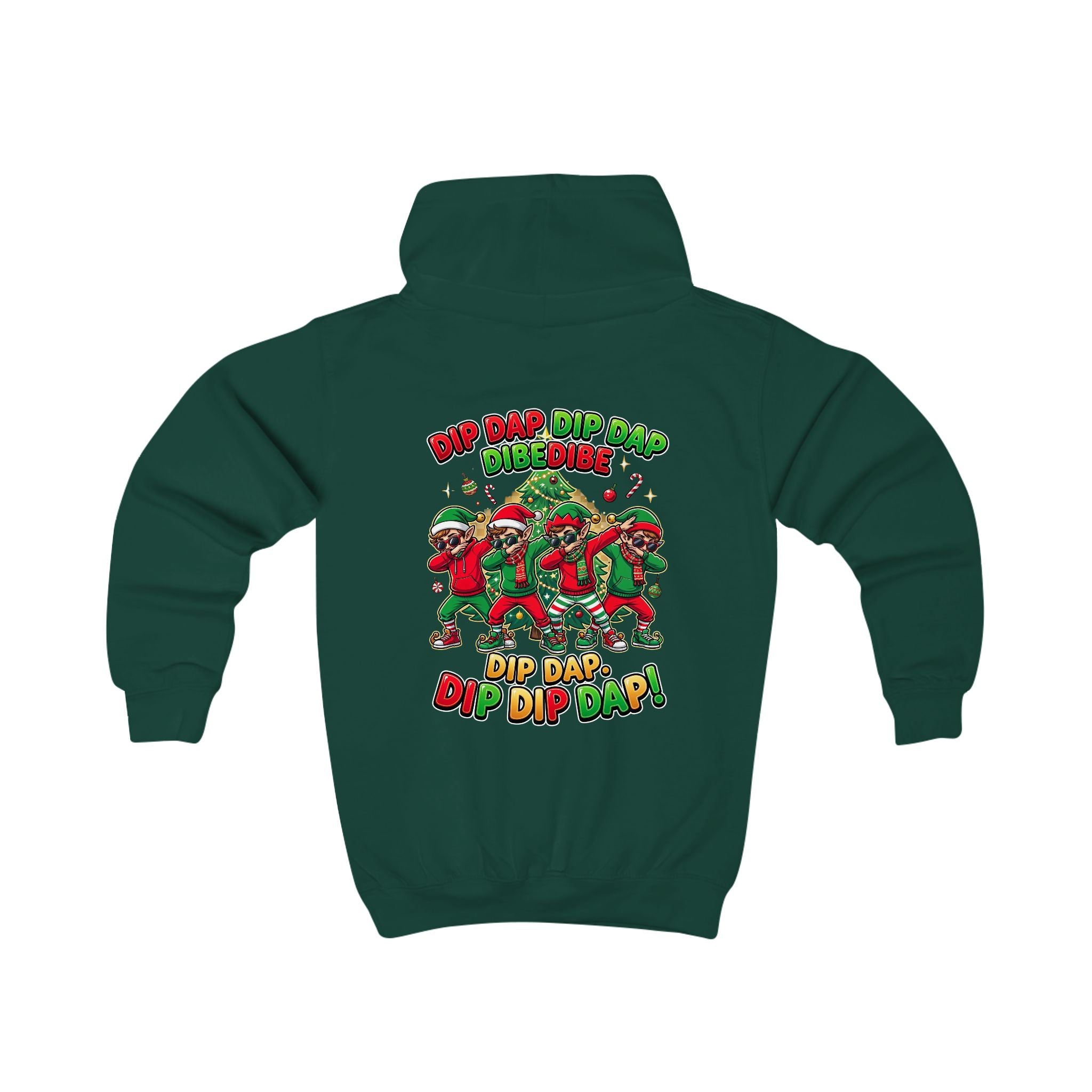 Lasten Dip Dap Jouluhuppari – Dappaavat Tontut Selkäprintillä!