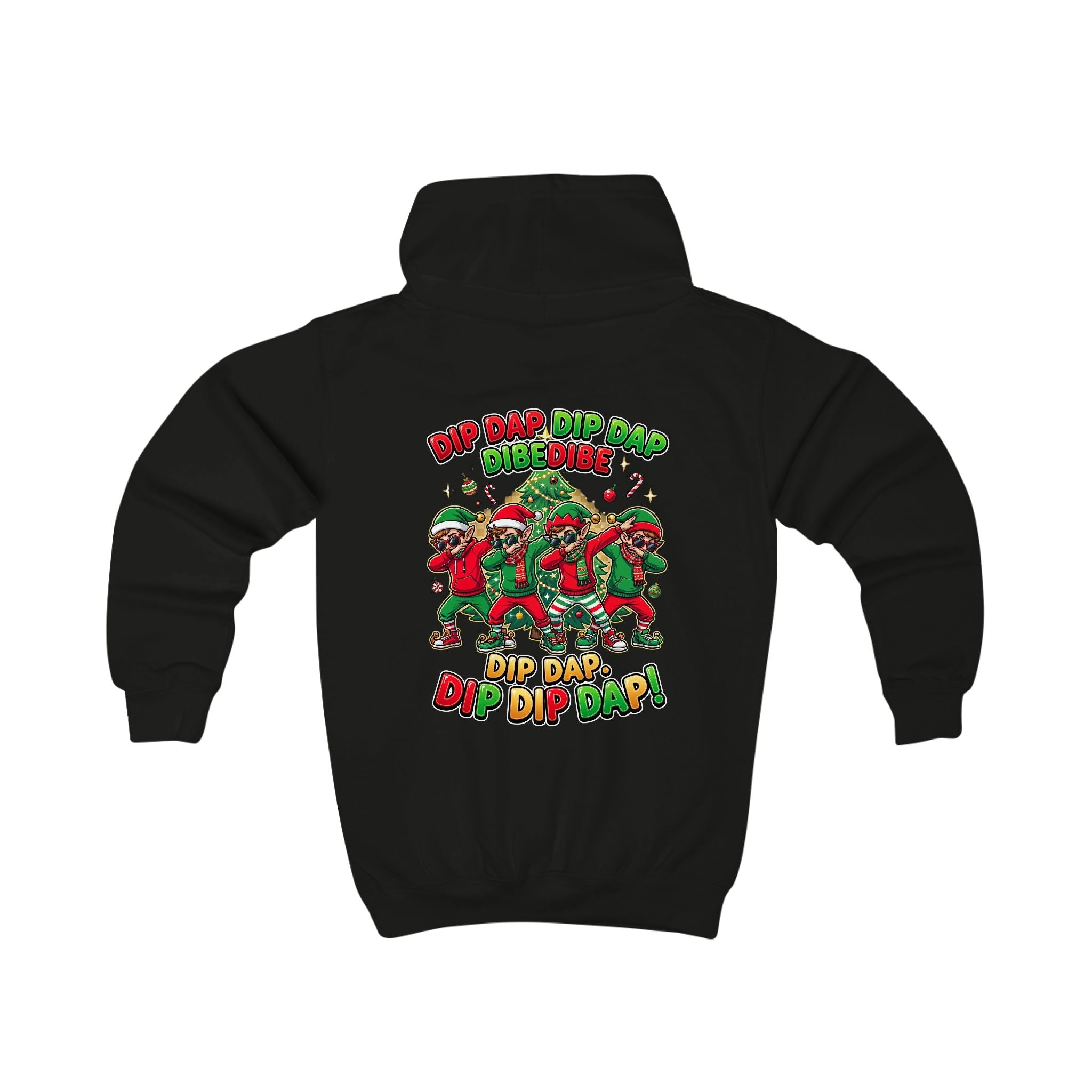 Lasten Dip Dap Jouluhuppari – Dappaavat Tontut Selkäprintillä!