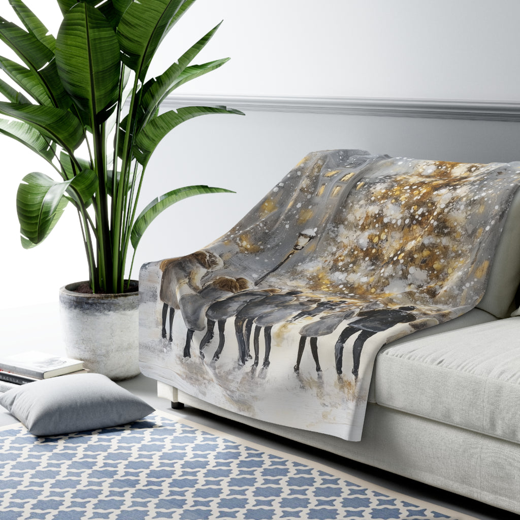 Hyvää Joulua Mummille – Sherpa-fleecepeitto