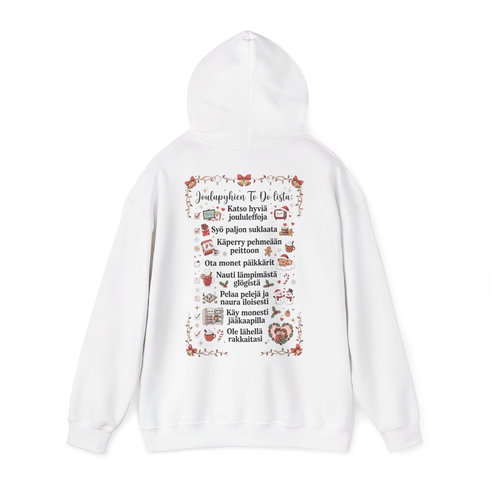 Joulun Cozy-Huppari - Joulupyhien To Do -lista