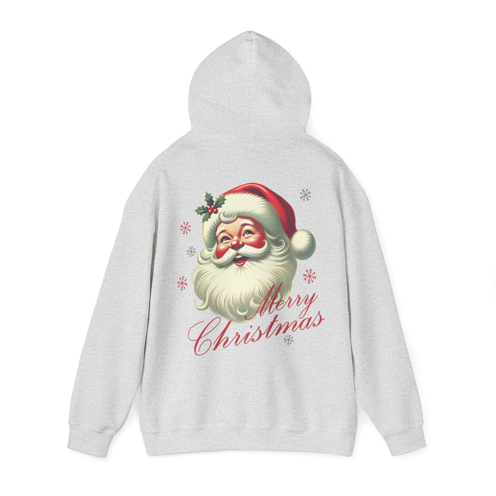 Jouluinen huppari isolla selkäprintillä