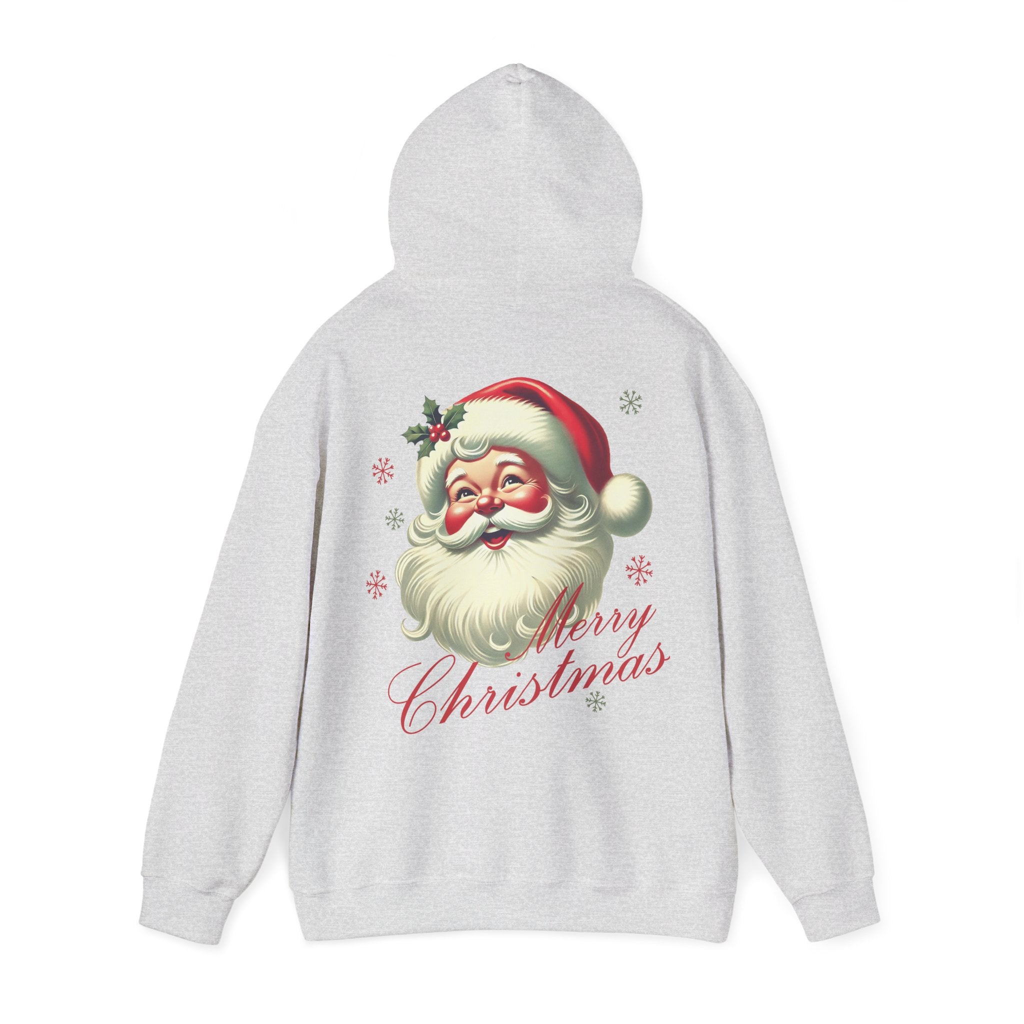 Jouluinen huppari isolla selkäprintillä