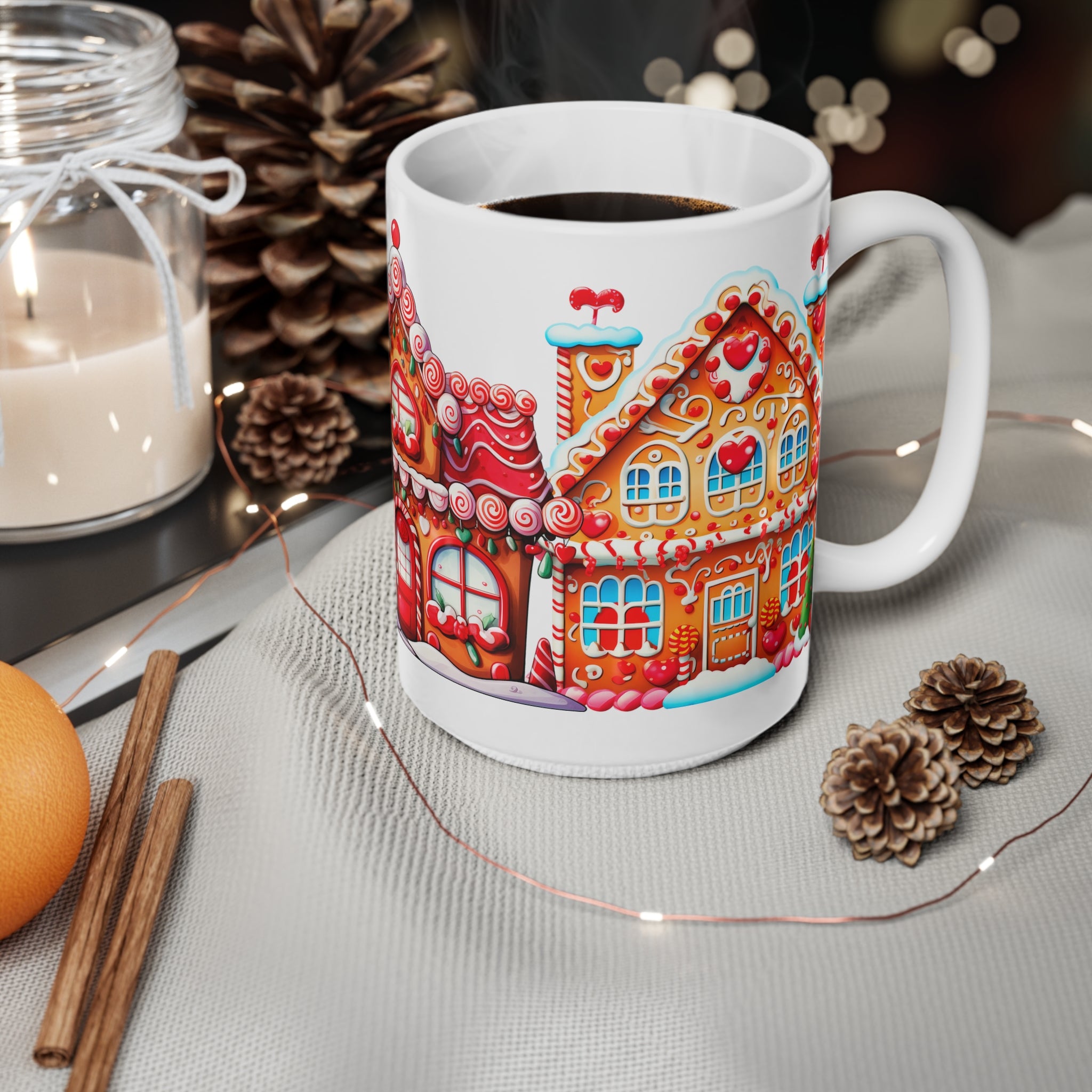 🍬✨ Piparkakkutalokylä -muki – Jouluinen satuseikkailu joka hörpyllä! ❄️☕