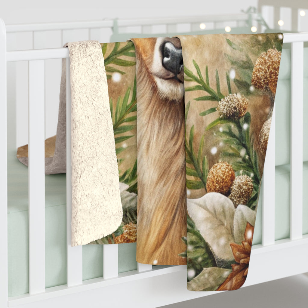 Talven upea peura – Sherpa-fleecepeitto