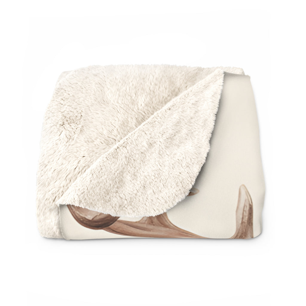 Herkkä ja kaunis peura – Sherpa-fleecepeitto (3 kokoa)