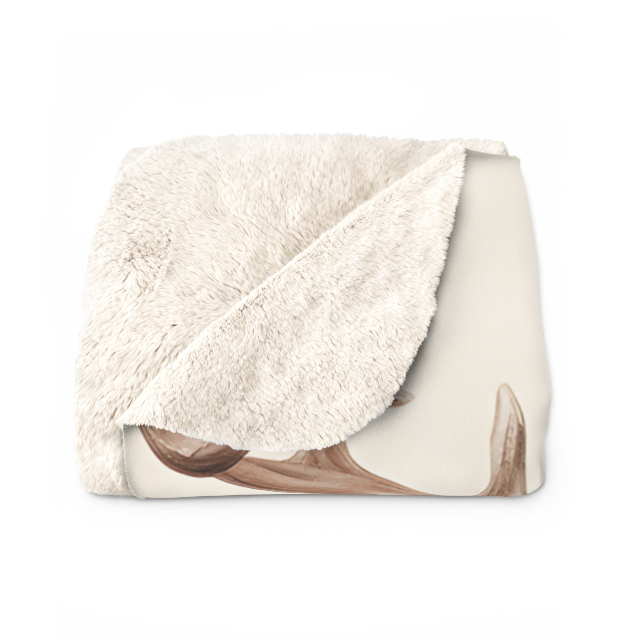 Herkkä ja kaunis peura – Sherpa-fleecepeitto (3 kokoa)