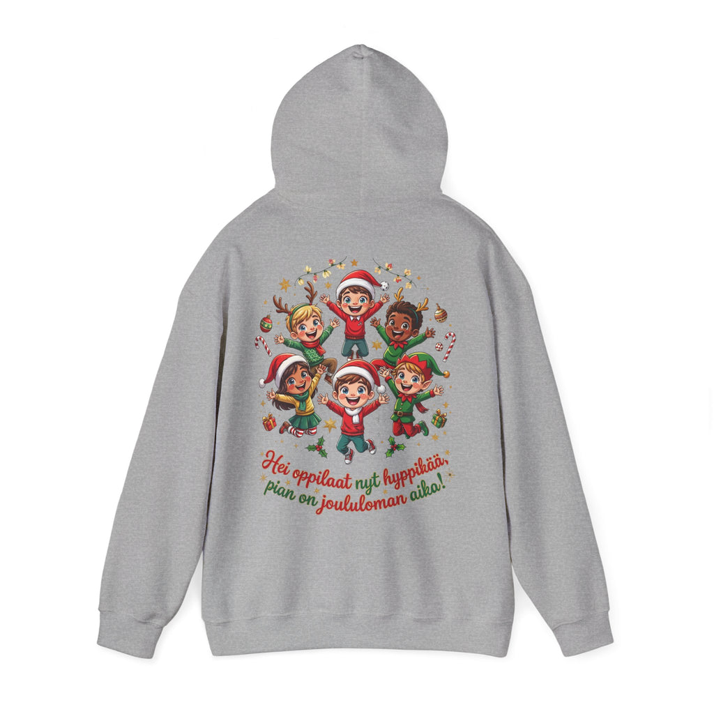 Opettajan Iloinen Joulupaita – “Hei oppilaat nyt hyppikää!"🎅