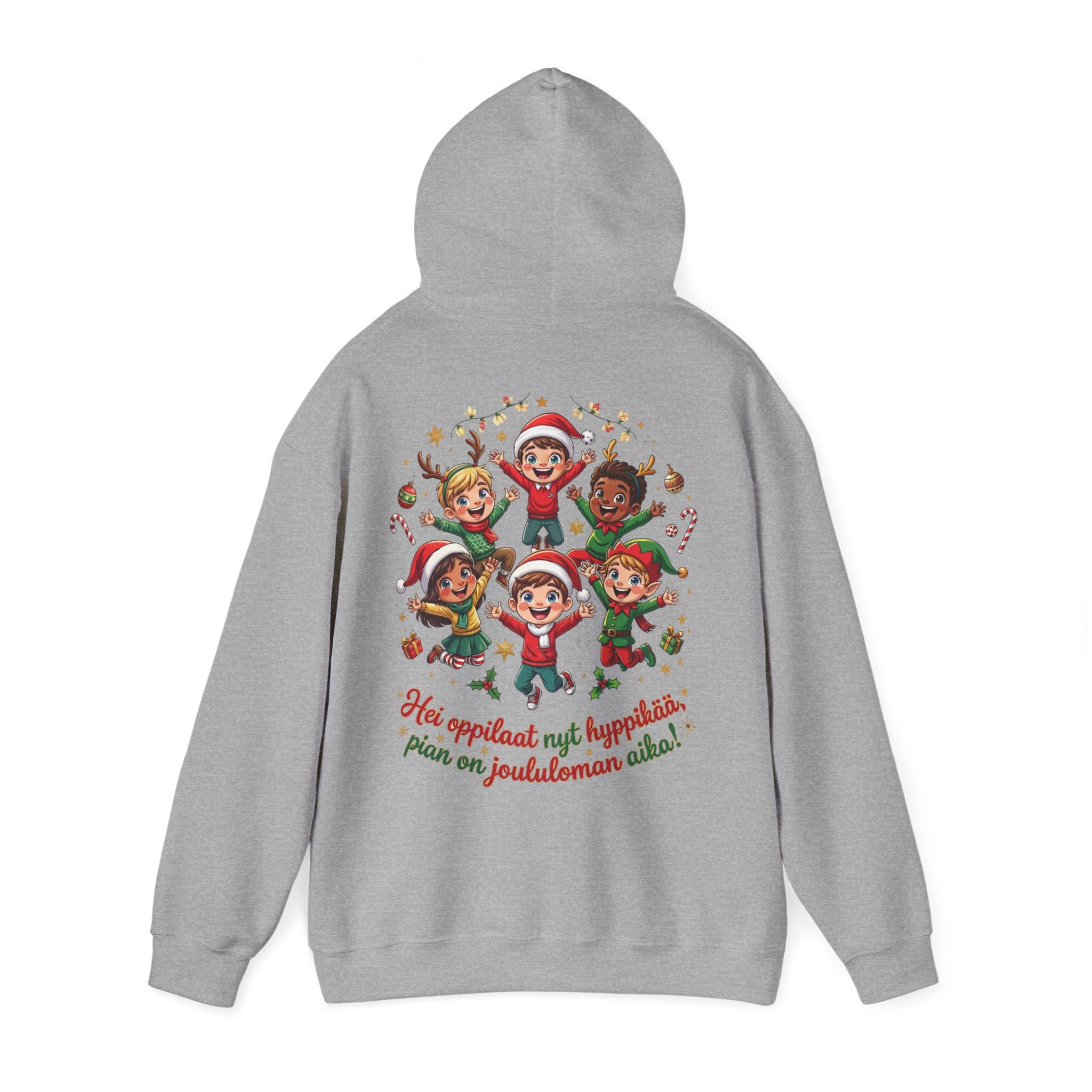 Opettajan Iloinen Joulupaita – “Hei oppilaat nyt hyppikää!"🎅