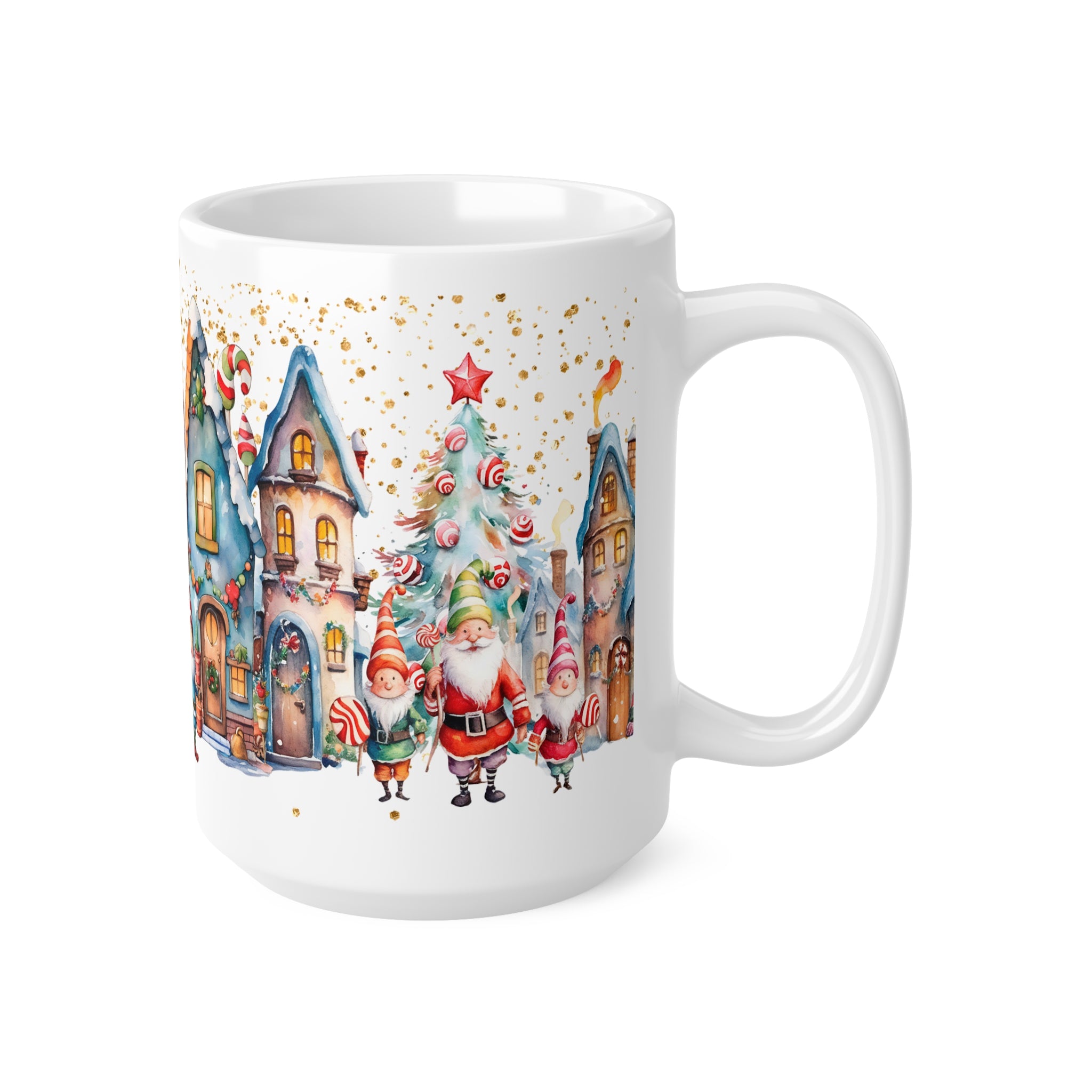 🎄✨ Tonttukylän Joulu -muki – Satumainen lämpö joka hörpyllä! ☕✨