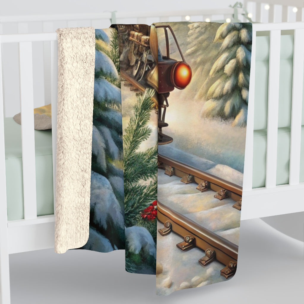 Joulun Taikajuna – Sherpa-fleecepeitto (3 kokoa)