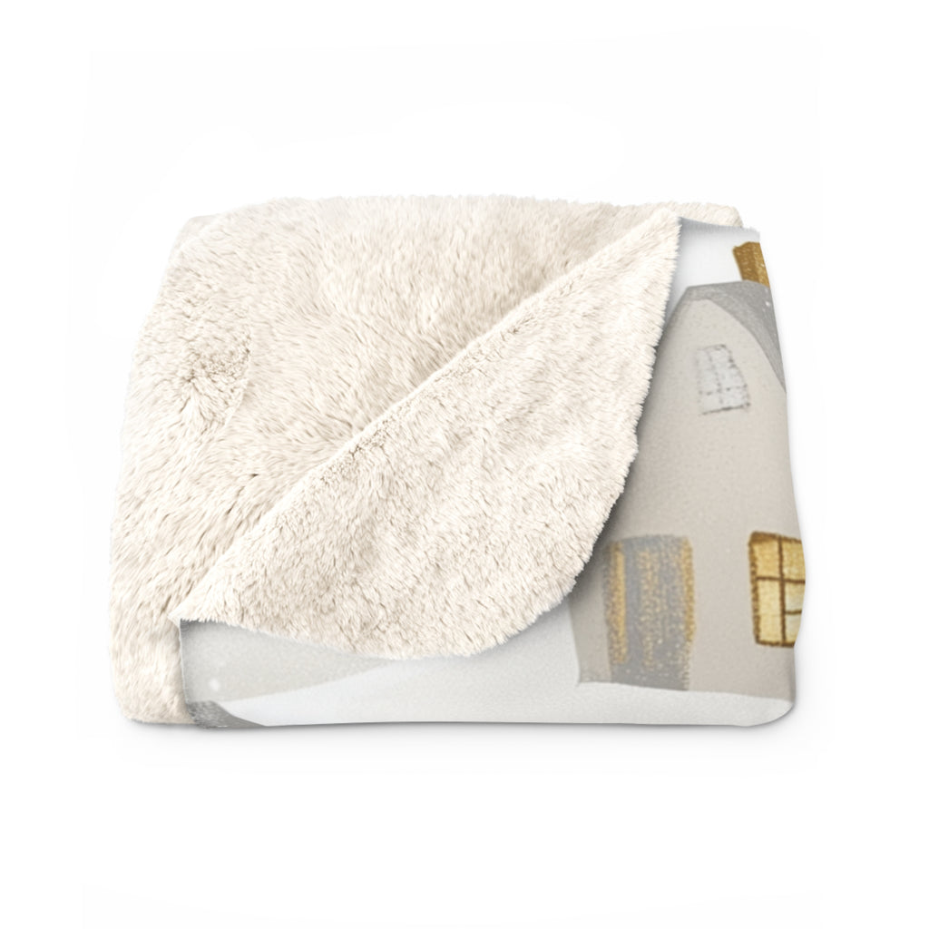 Kaunis Joulumaisema – Sherpa-fleecepeitto