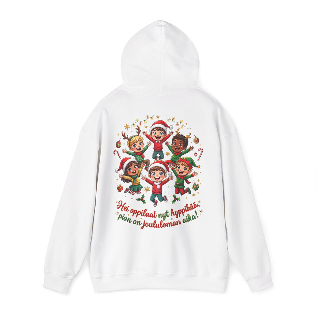 Opettajan Iloinen Joulupaita – “Hei oppilaat nyt hyppikää!"🎅