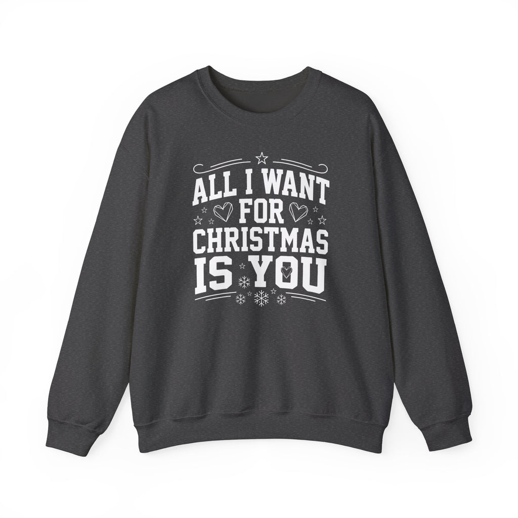 All I Want For Christmas Is You – tyylikäs ja miehekäs collegepaita 🎄🔥