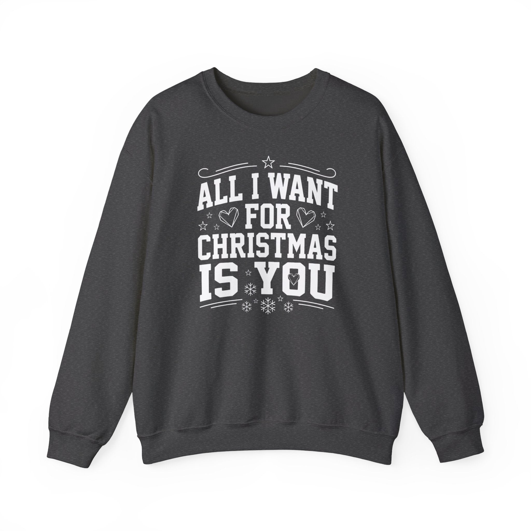 All I Want For Christmas Is You – tyylikäs ja miehekäs collegepaita 🎄🔥
