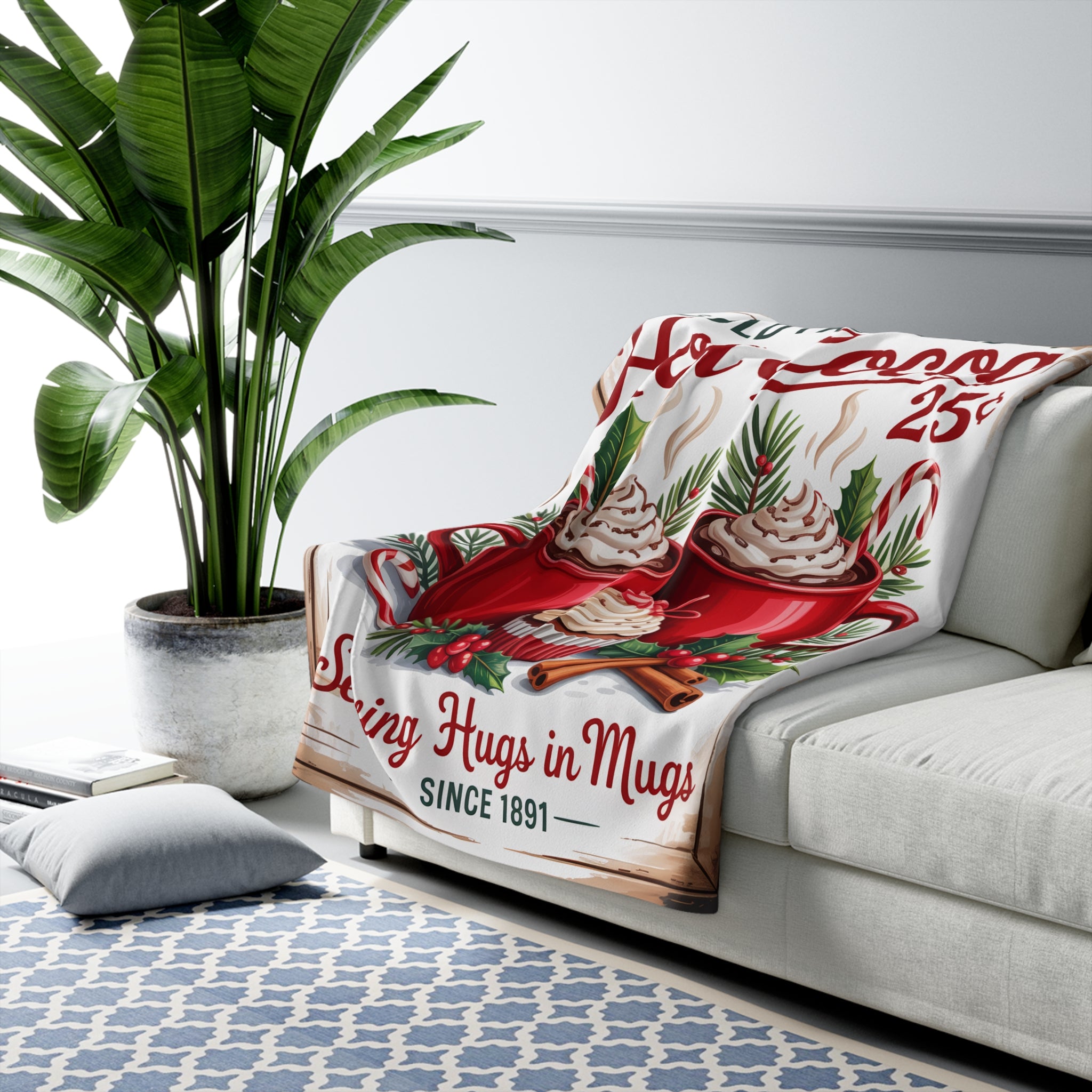 Old Fashioned Hot Cocoa – Sherpa-fleecepeitto (3 kokoa)