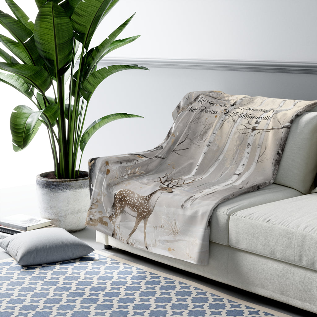 Hyvää Joulua Mummille – Sherpa-fleecepeitto