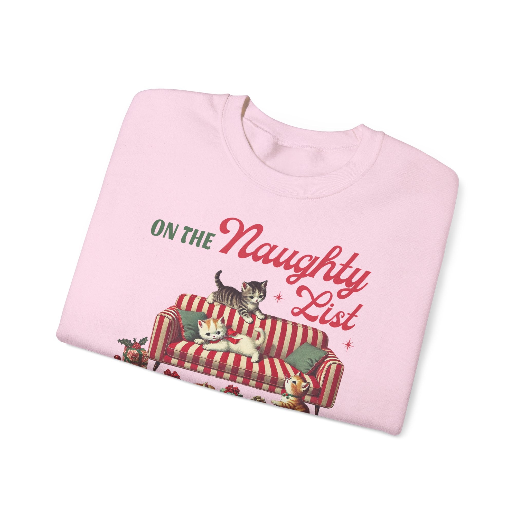 Jouluinen college paita kissojen ystävälle