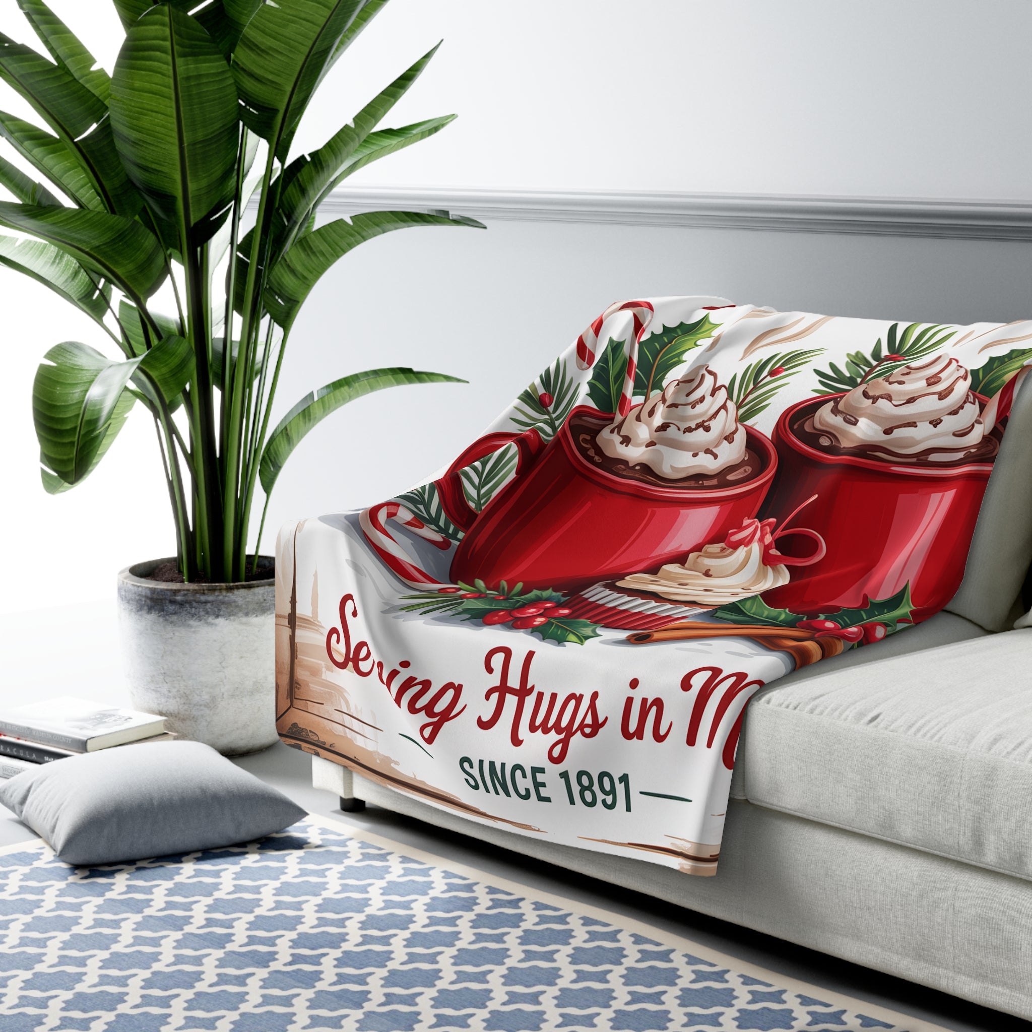 Old Fashioned Hot Cocoa – Sherpa-fleecepeitto (3 kokoa)