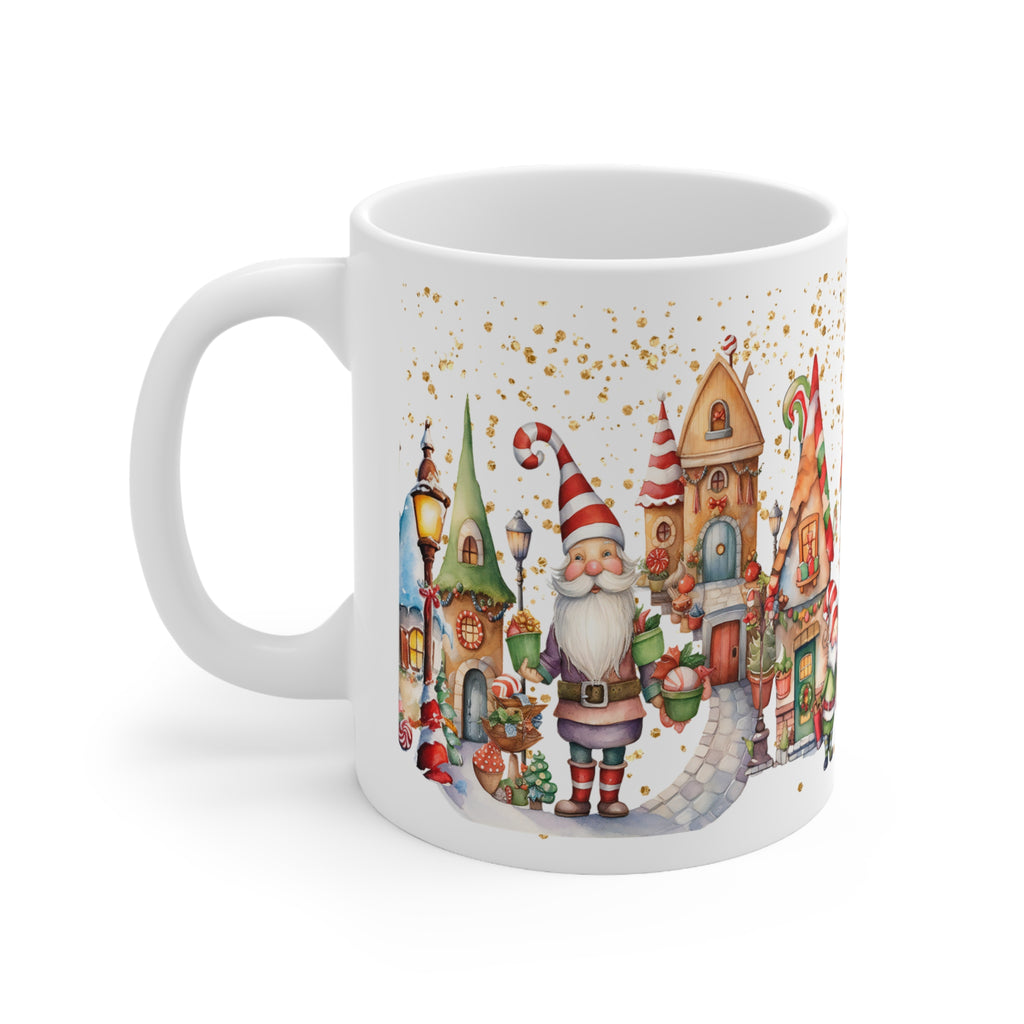 🎄✨ Tonttukylän Joulu -muki – Satumainen lämpö joka hörpyllä! ☕✨