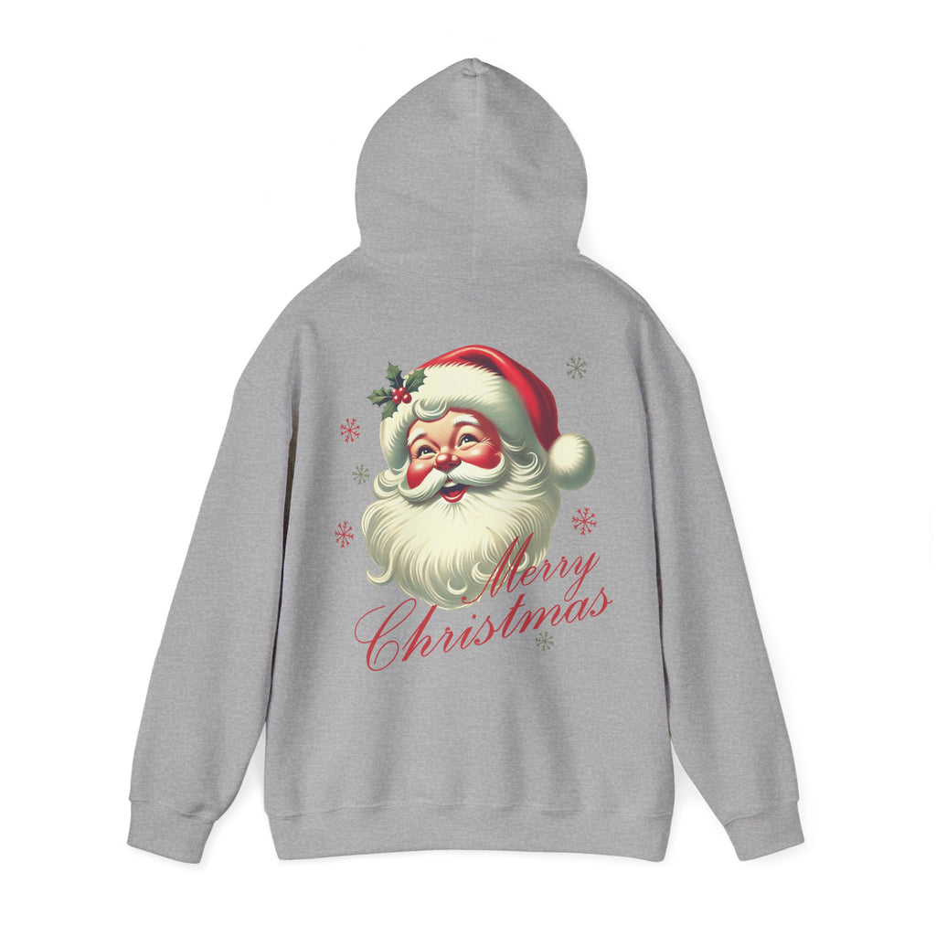 Jouluinen huppari isolla selkäprintillä