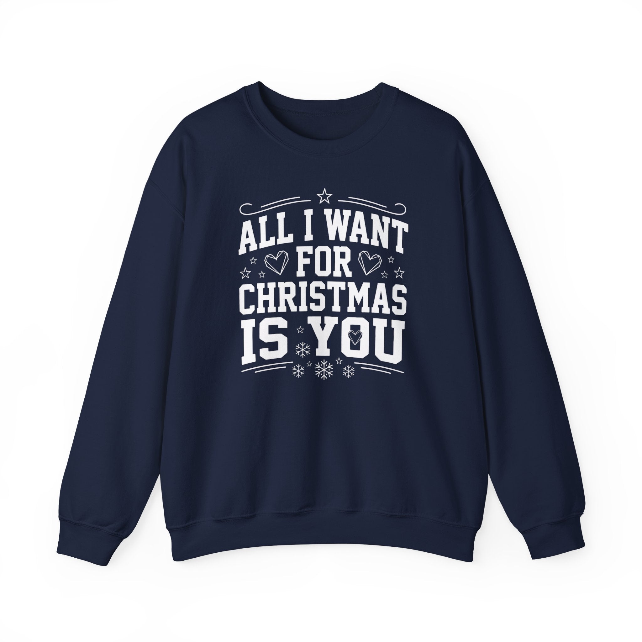 All I Want For Christmas Is You – tyylikäs ja miehekäs collegepaita 🎄🔥