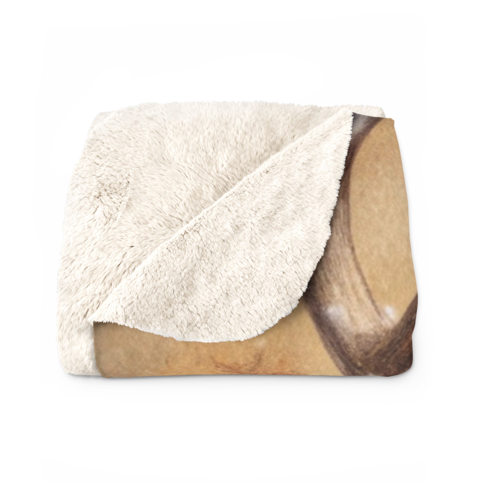 Kultainen Talvipeura – Sherpa-fleecepeitto (3 kokoa)