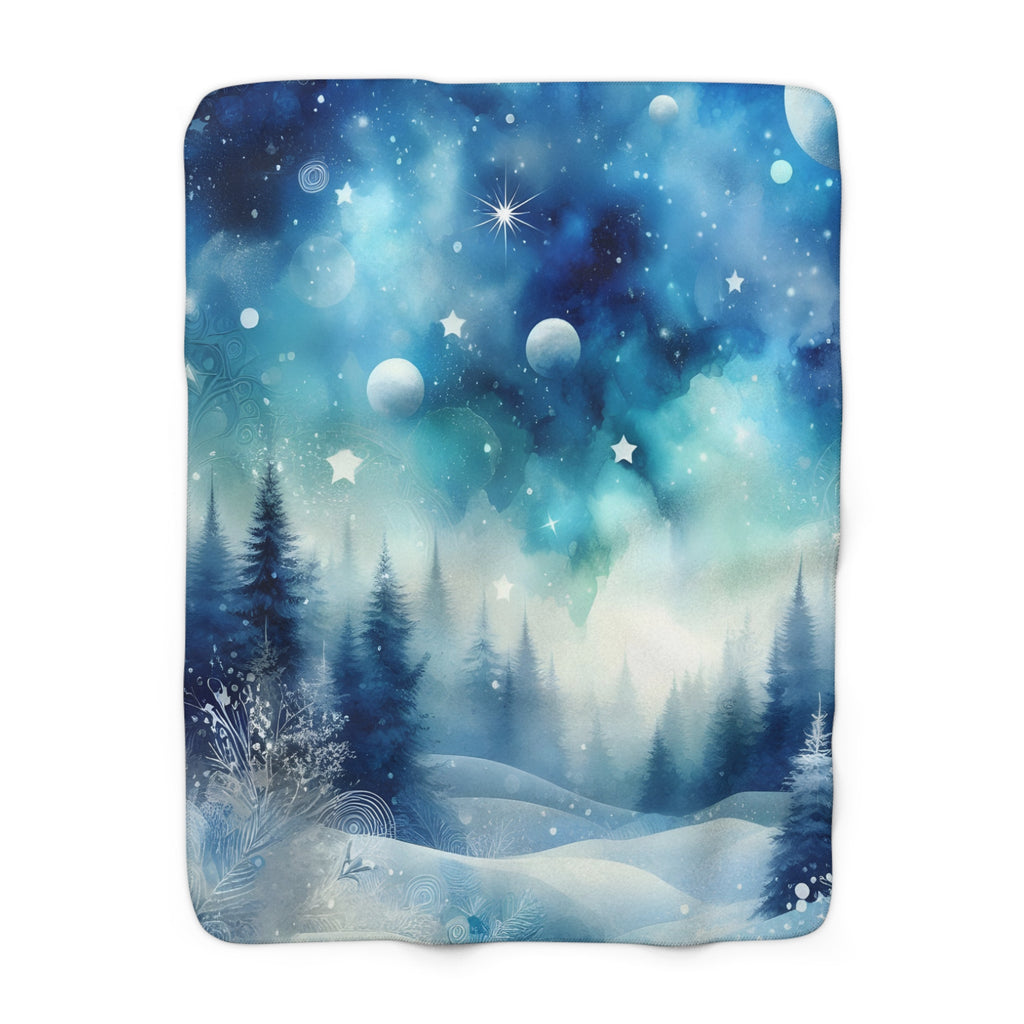 Sininen hetki – Sherpa-fleecepeitto, kolme kokoa