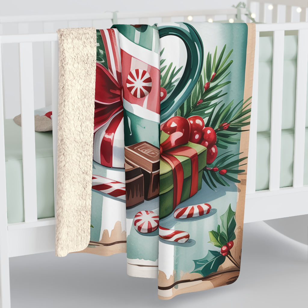 Peppermint Cocoa – Sherpa-fleecepeitto (3 kokoa)