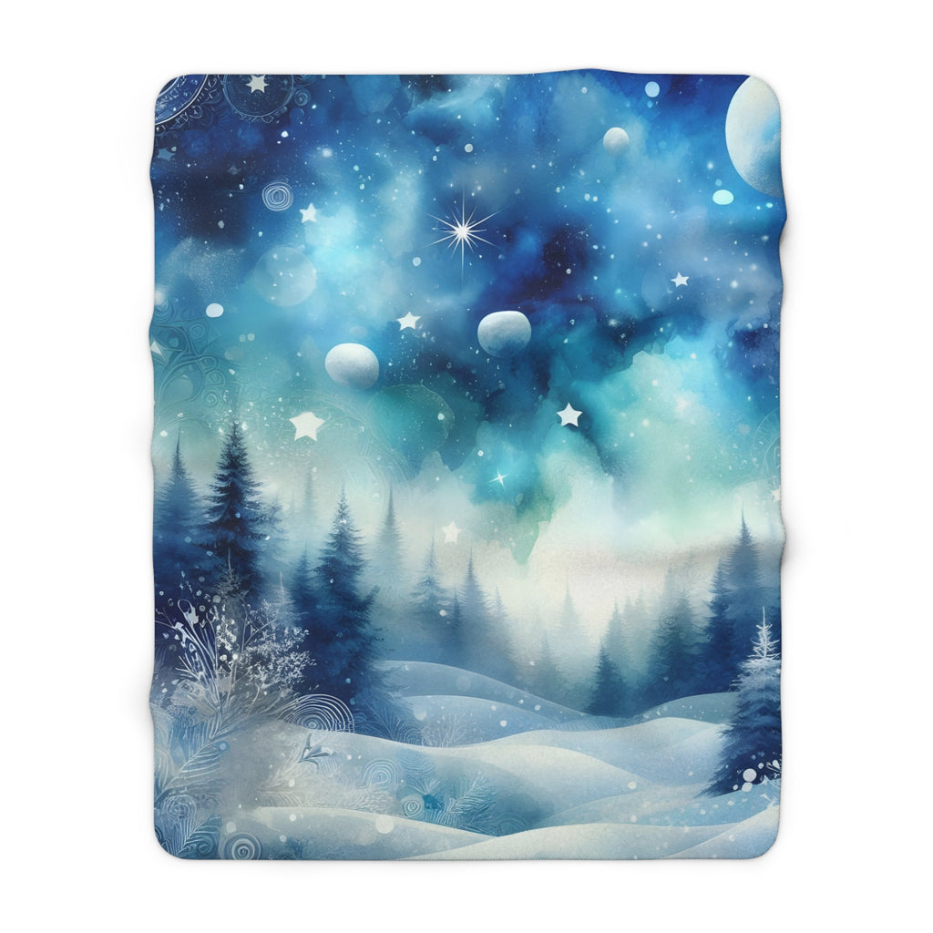 Sininen hetki – Sherpa-fleecepeitto, kolme kokoa