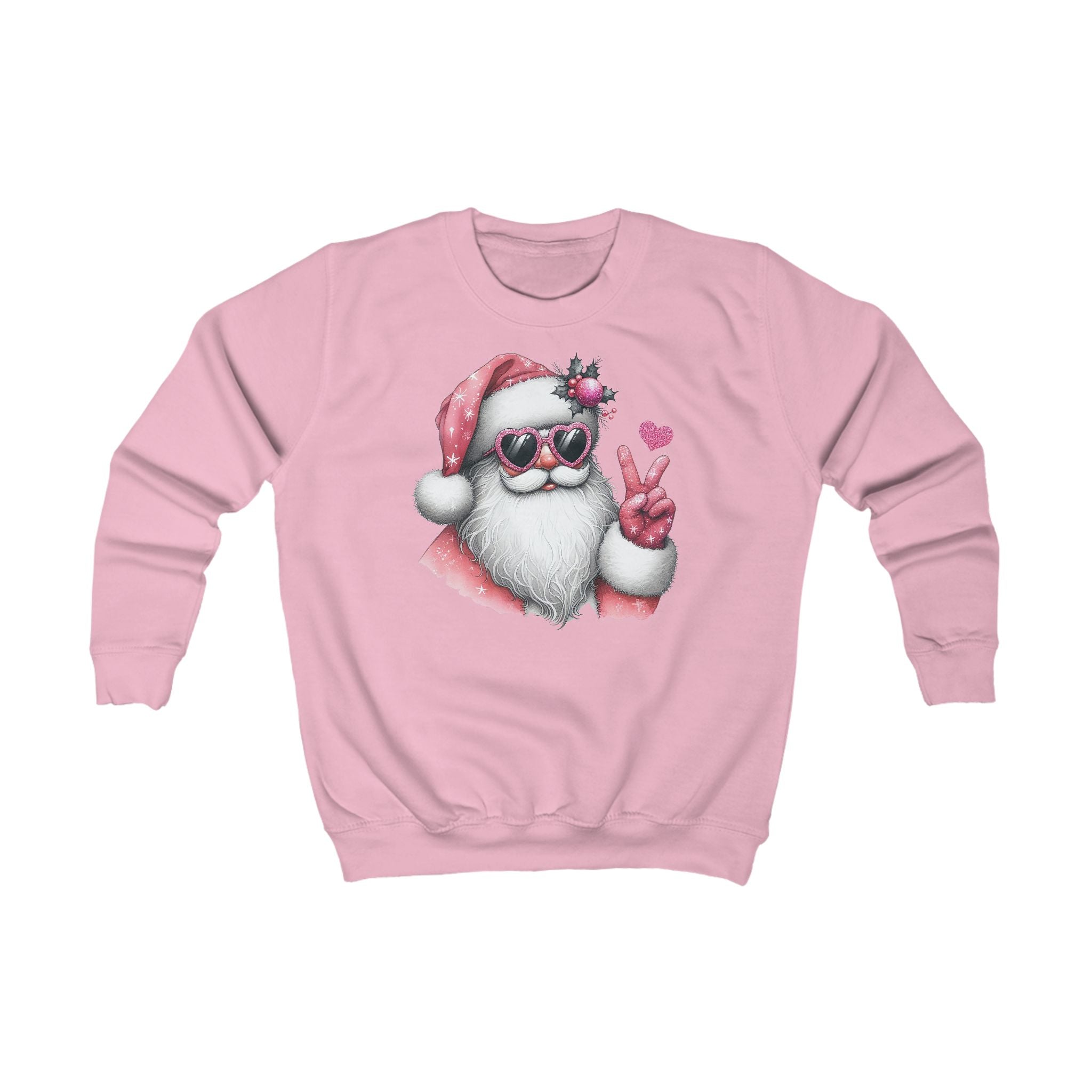 Lasten Cool Santa Peace -paita – hyvän mielen joulupaita pienille 🎅✌️