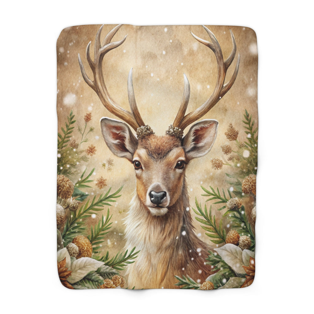 Talven upea peura – Sherpa-fleecepeitto