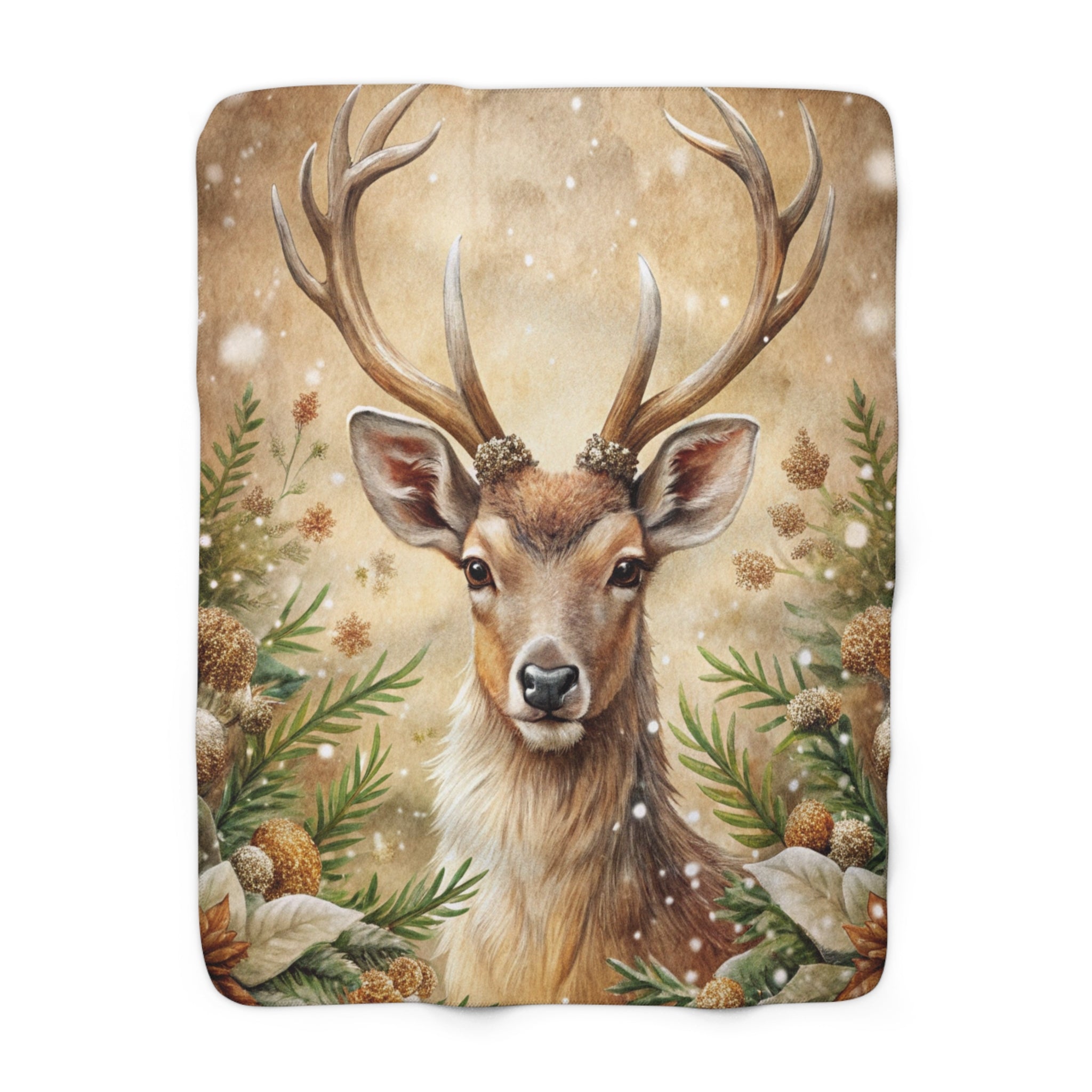 Talven upea peura – Sherpa-fleecepeitto