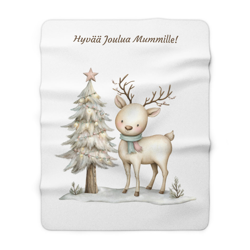 Joululahja Mummille – Sherpa-fleecepeitto