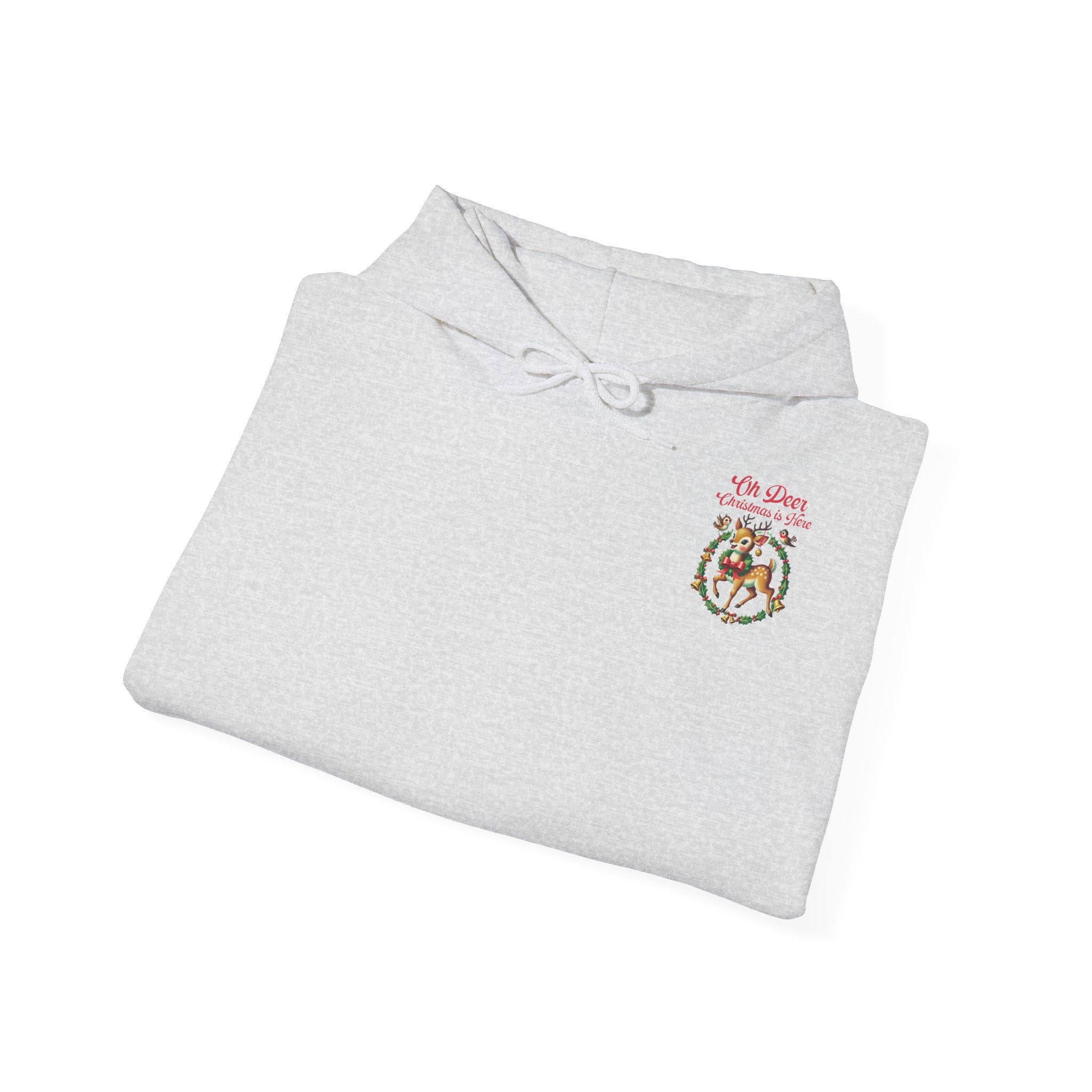 Jouluinen huppari isolla selkäprintillä