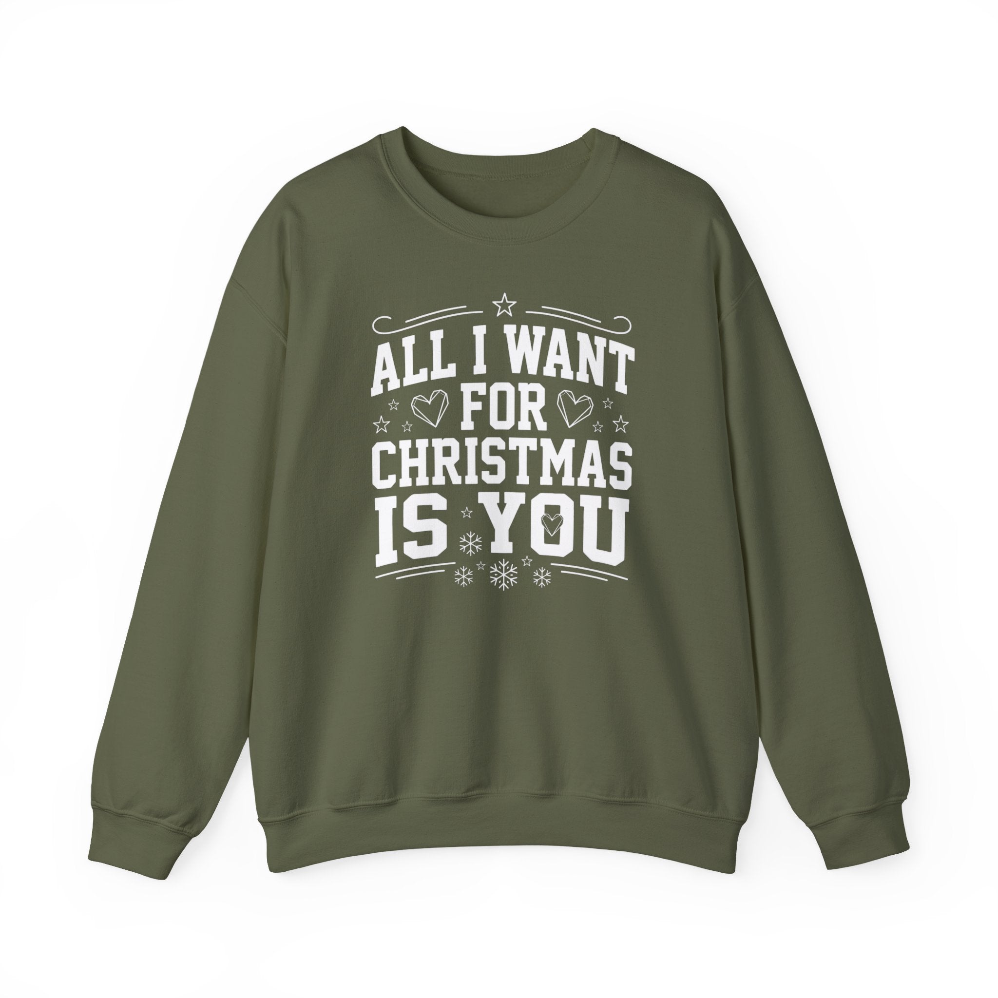 All I Want For Christmas Is You – tyylikäs ja miehekäs collegepaita 🎄🔥