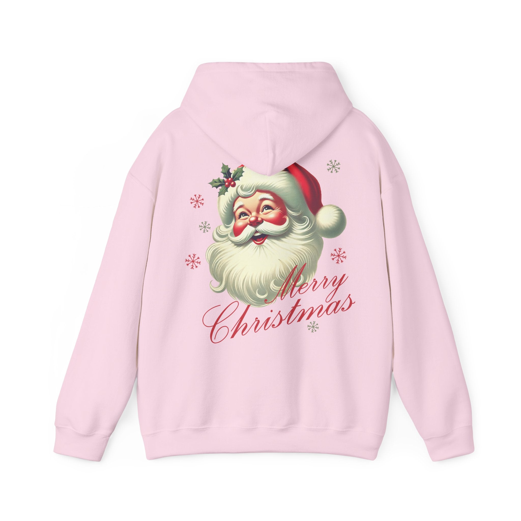 Jouluinen huppari isolla selkäprintillä