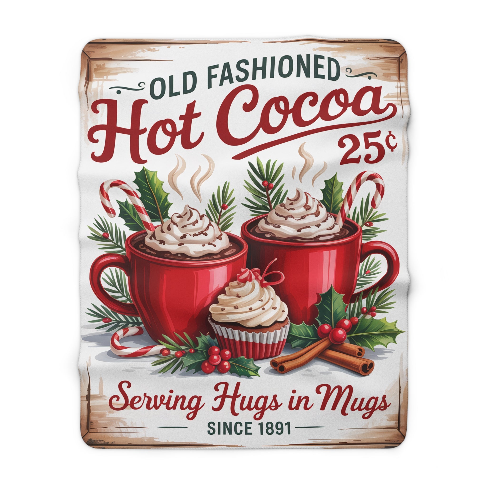 Old Fashioned Hot Cocoa – Sherpa-fleecepeitto (3 kokoa)