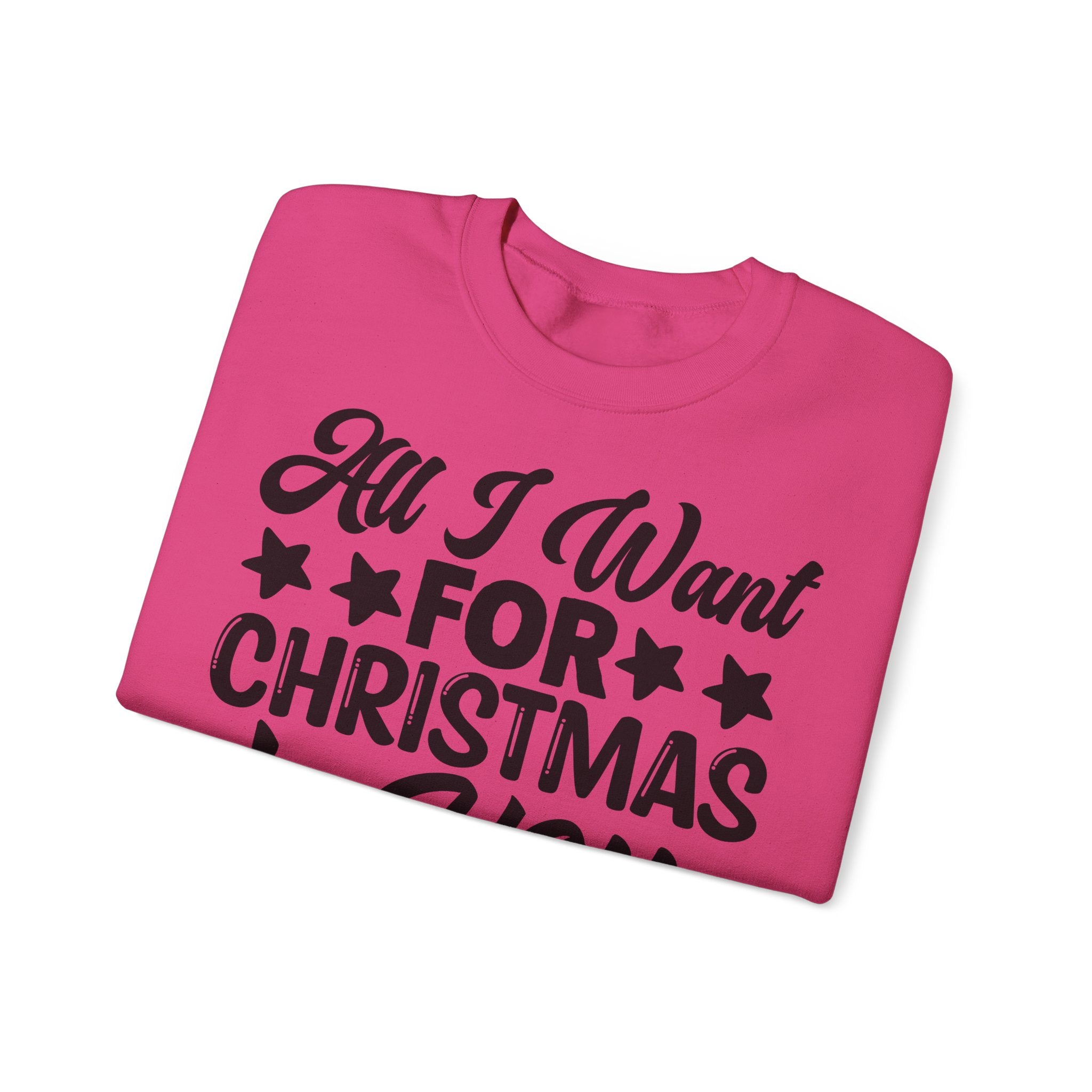 All I Want For Christmas Is You – romanttinen & jouluinen collegepaita ❤️🎄