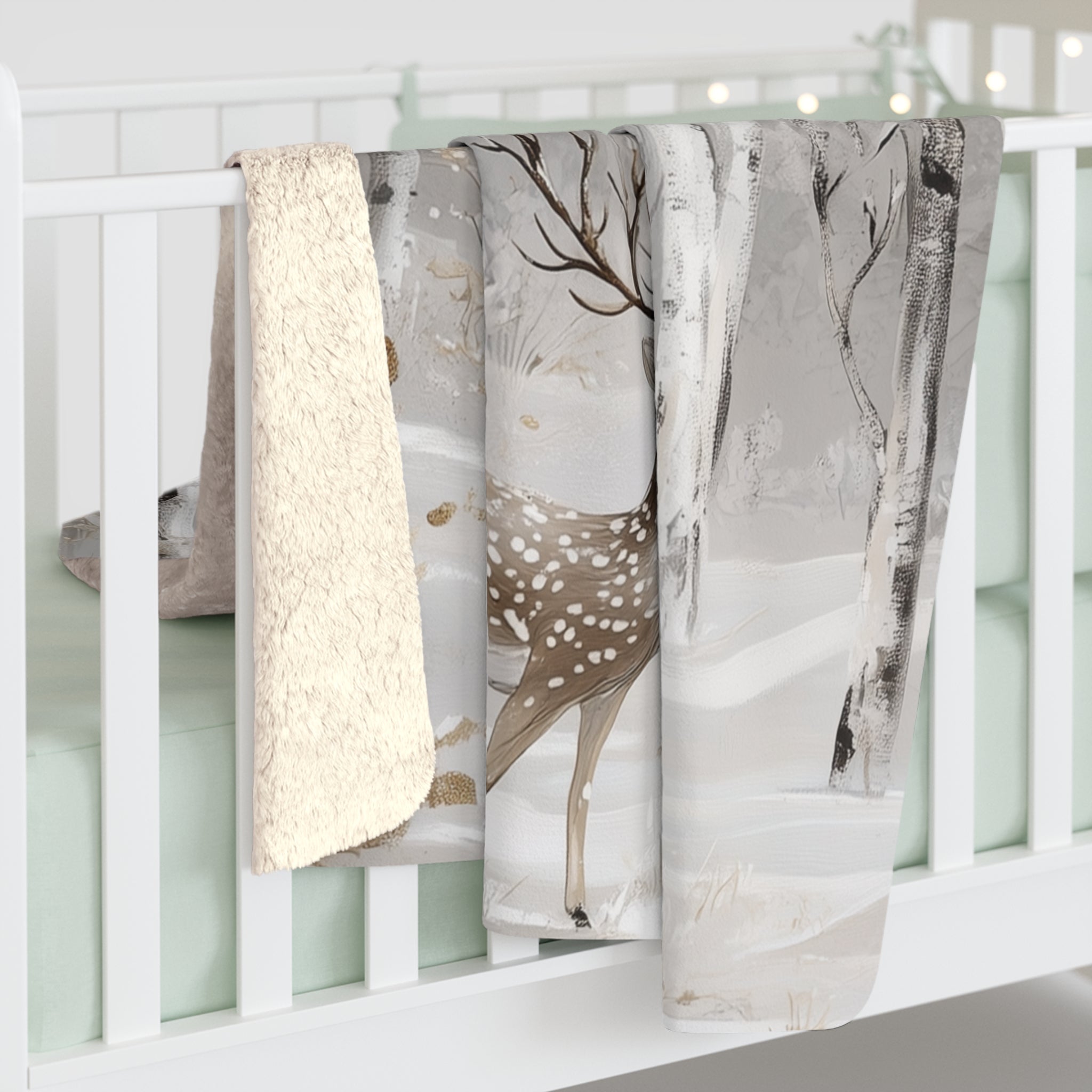 Hyvää Joulua Mummille – Sherpa-fleecepeitto