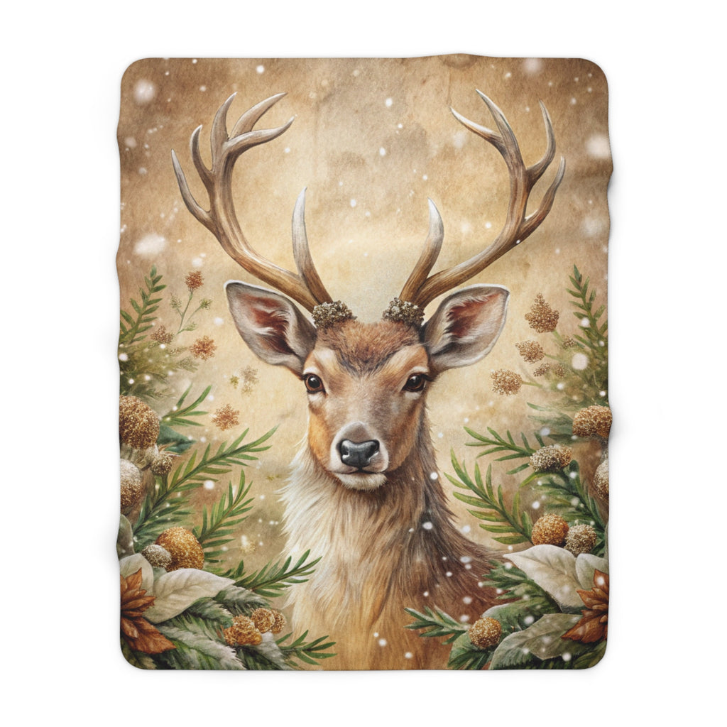 Talven upea peura – Sherpa-fleecepeitto