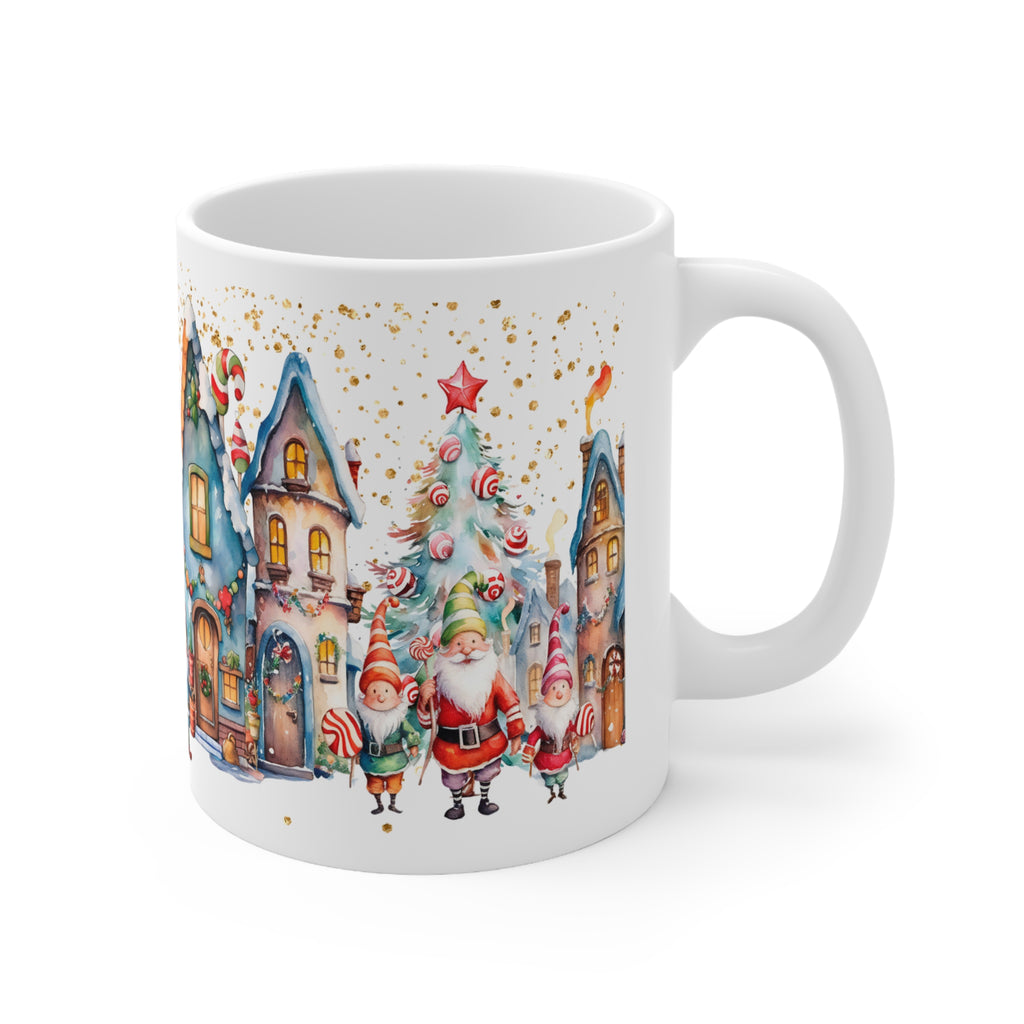 🎄✨ Tonttukylän Joulu -muki – Satumainen lämpö joka hörpyllä! ☕✨