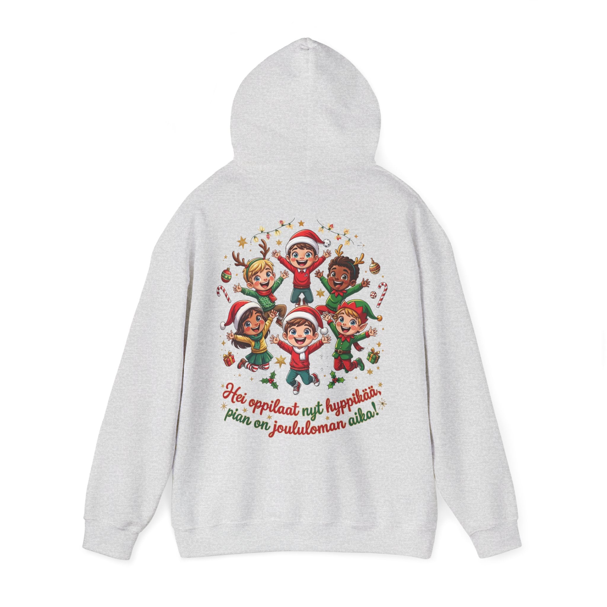 Opettajan Iloinen Joulupaita – “Hei oppilaat nyt hyppikää!"🎅