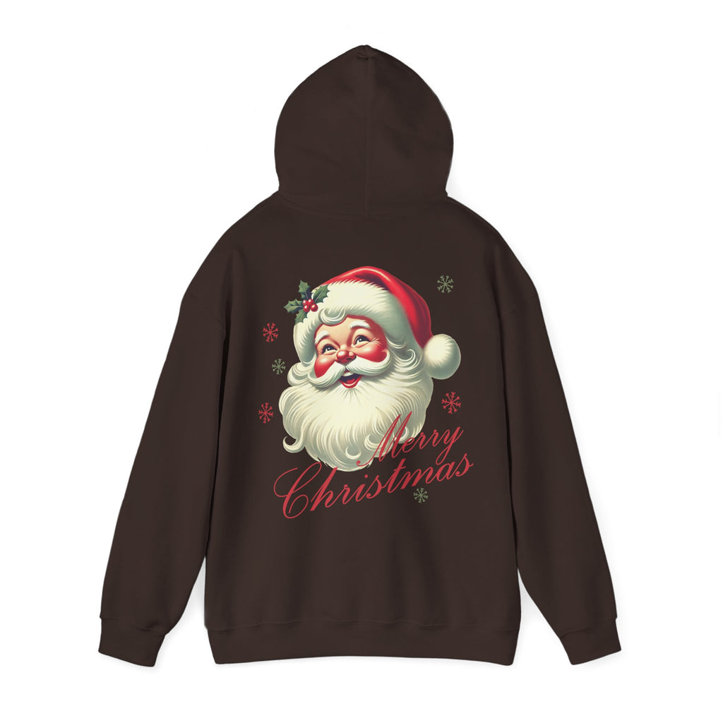 Jouluinen huppari isolla selkäprintillä