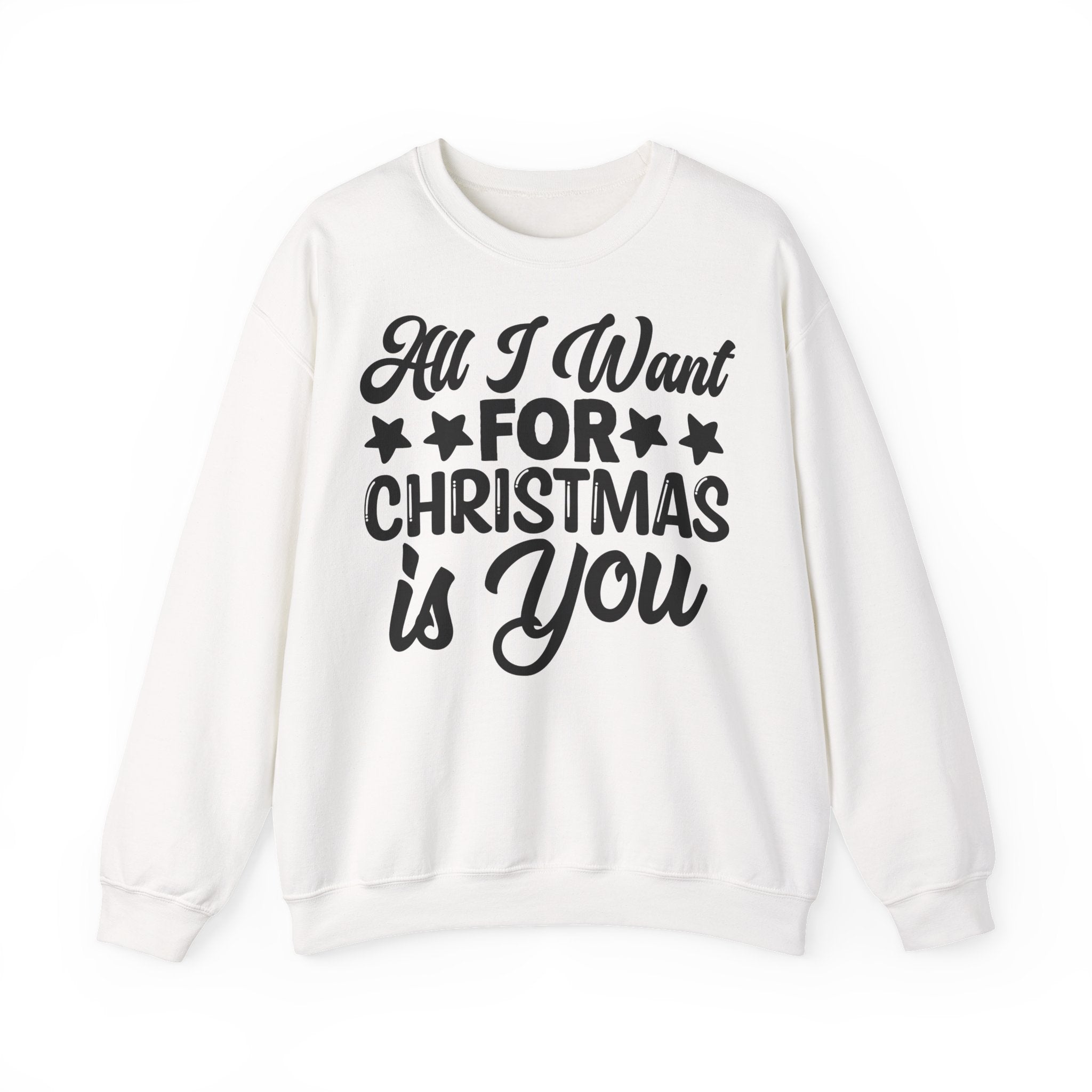 All I Want For Christmas Is You – romanttinen & jouluinen collegepaita ❤️🎄