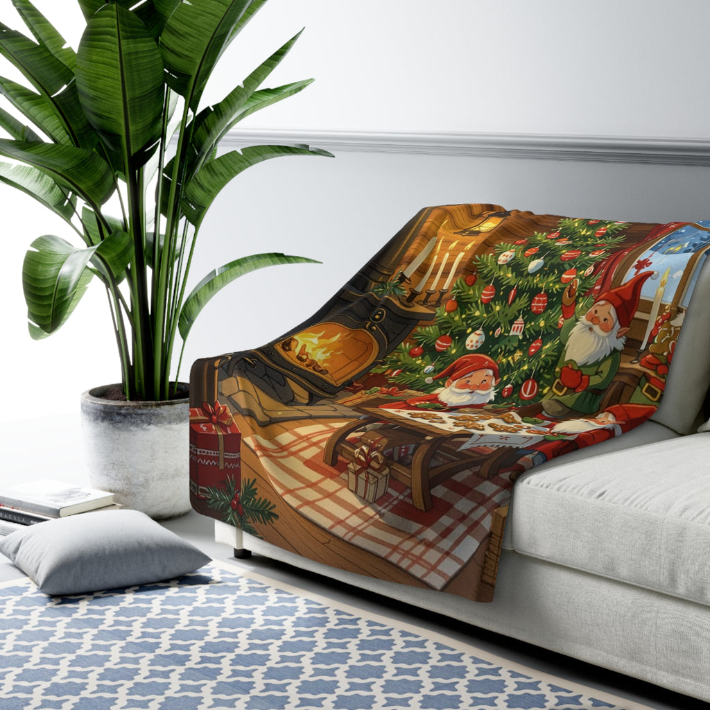 Joululahja Mummille – Sherpa-fleecepeitto