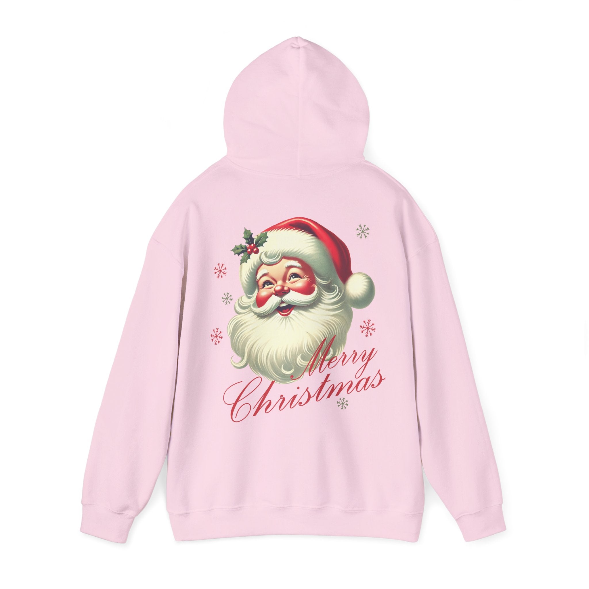 Jouluinen huppari isolla selkäprintillä